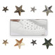 Star Shaped Studs with Back Pin Rivets (Pack of 50)
